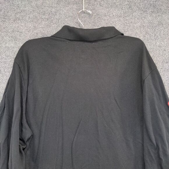Polo Ralph Lauren Men's Classic Fit Triple Pony Polo Shirt XL Long Sleeve Black - Picture 7 of 13